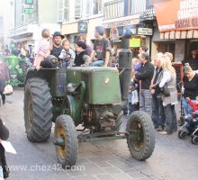 Un tracteur au Retour des Alpages, Annecy
