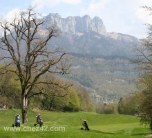 The golf course at Talloires