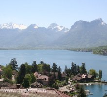 View of Lake Annecy from Talloires
