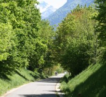 The cycle track, Annecy to Ugine