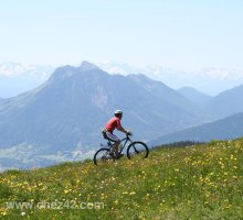 Cycling to the top of the Semnoz, Annecy