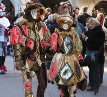 The Venetian Carnival, hundreds of masks